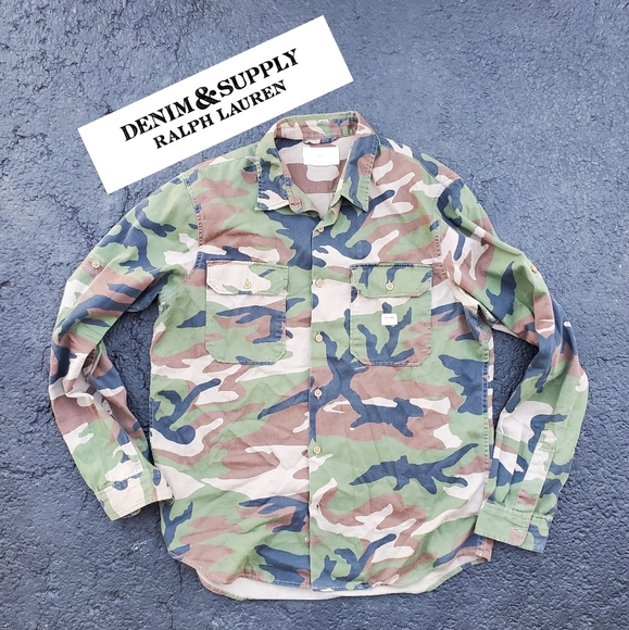 Ralph Lauren Other - Ralph Lauren Denim & Supply Camo Shirr